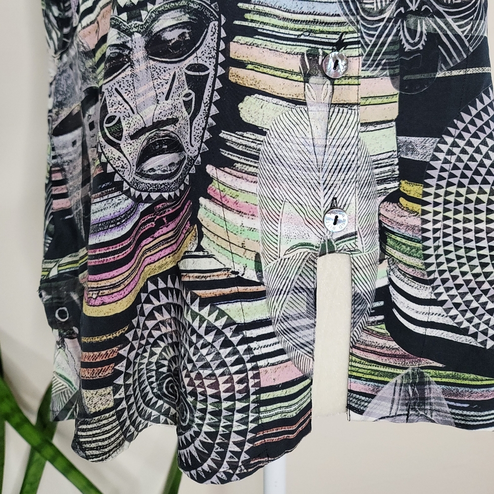Bitte Kai Rand Mask Print Top - Picture 3 of 9